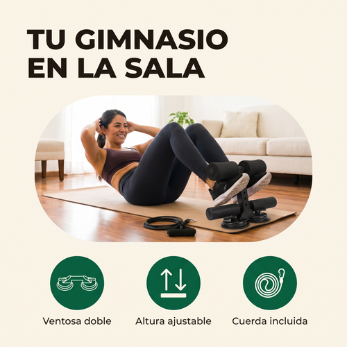 Soporte para abdominales: tu gimnasio en la sala